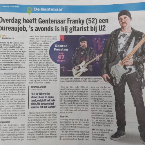 U2be in de pers -foto 7