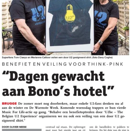 U2be in de pers -foto 8