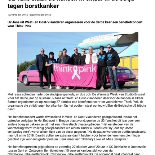 U2be in de pers -foto 10