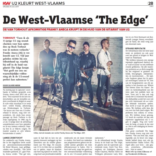 U2be in de pers -foto 11