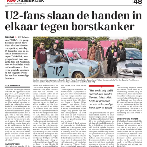 U2be in de pers -foto 15